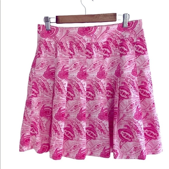 J. Crew Pleated Paisley MIDI Skirt - Picture 1 of 3